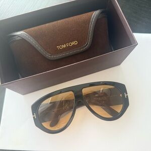 Tom Ford Black Aviator Sunglasses